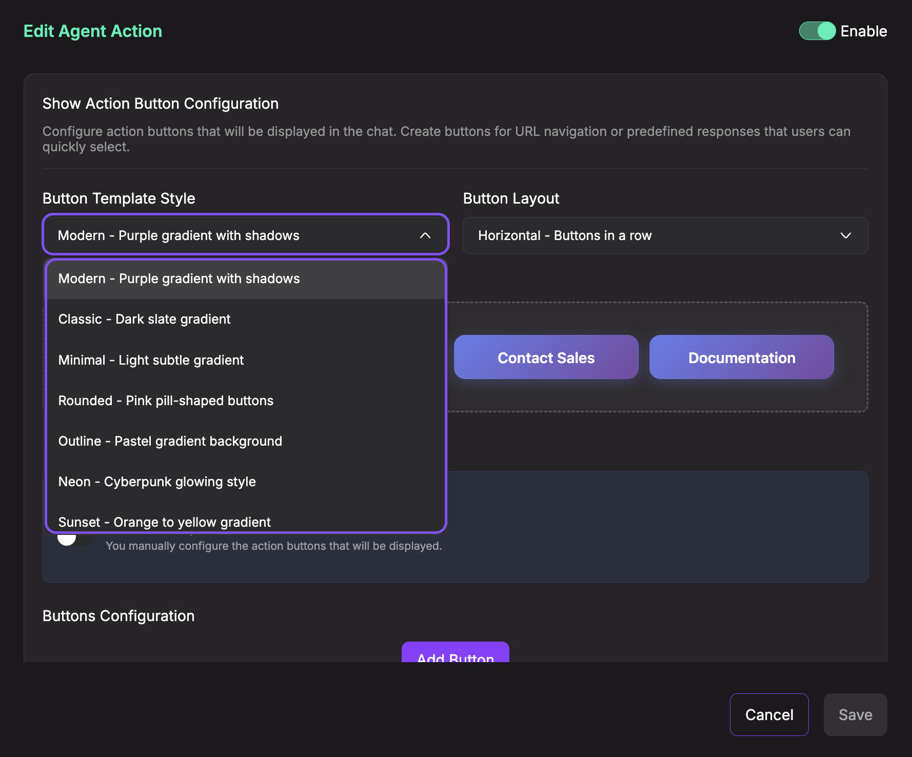 Button Template Style