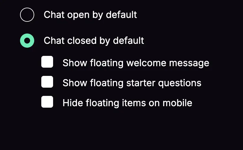 display settings