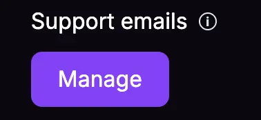 support emails